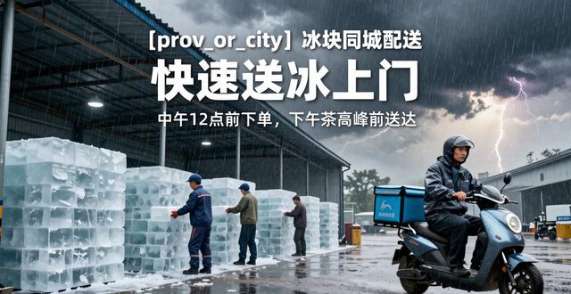 梁溪冰块同城配送 快速送冰上门