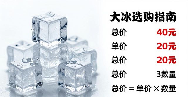 大冰块价格因素_大冰块价格_大冰块价格差异原因